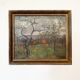 Tableau « Paysage arboré » , Huile sur panneau