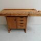 Vintage industrial workbench