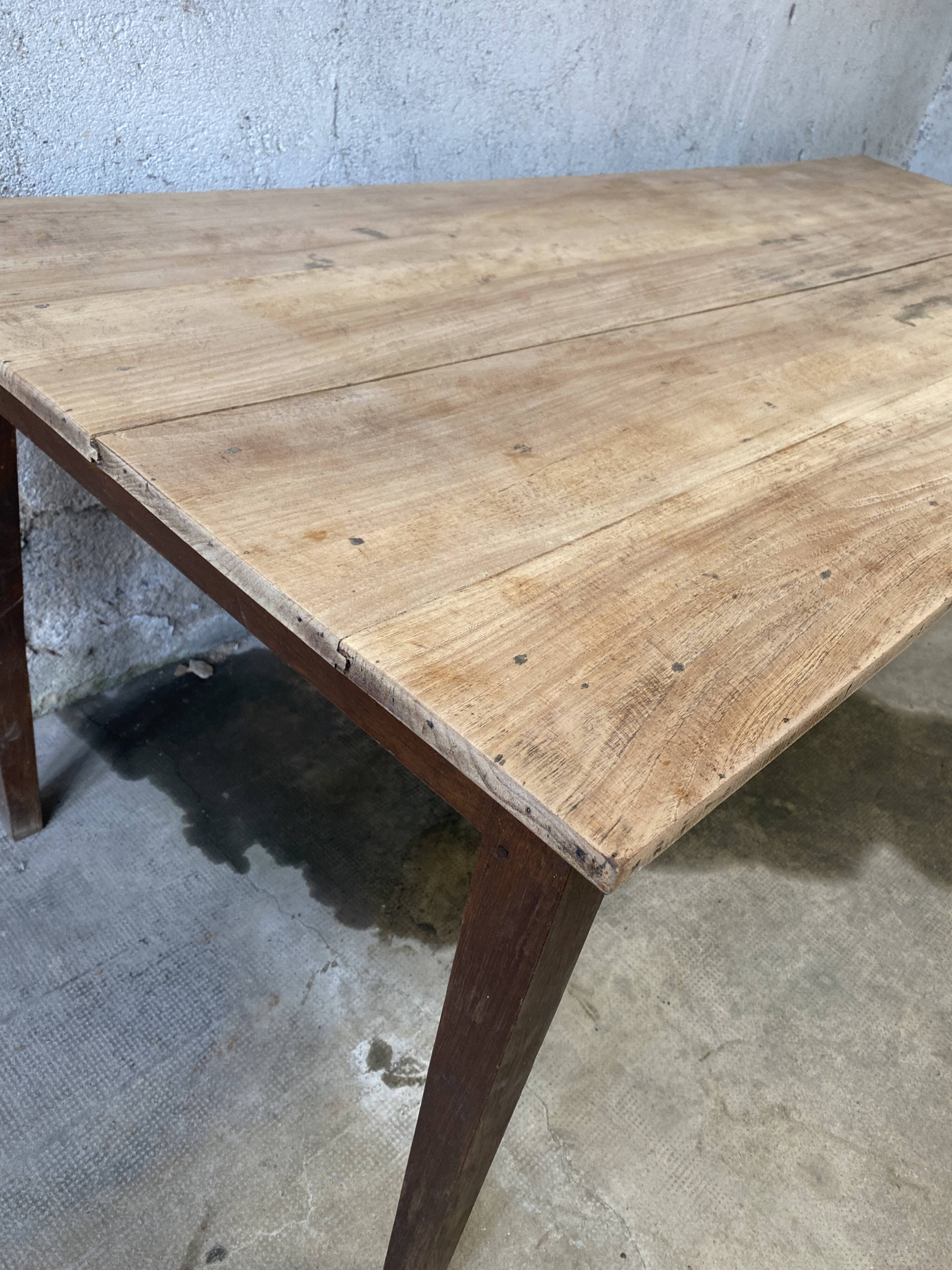 Oak farmhouse table
