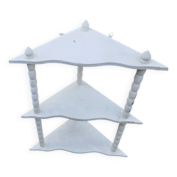 Etagere bobine d'angle 50's