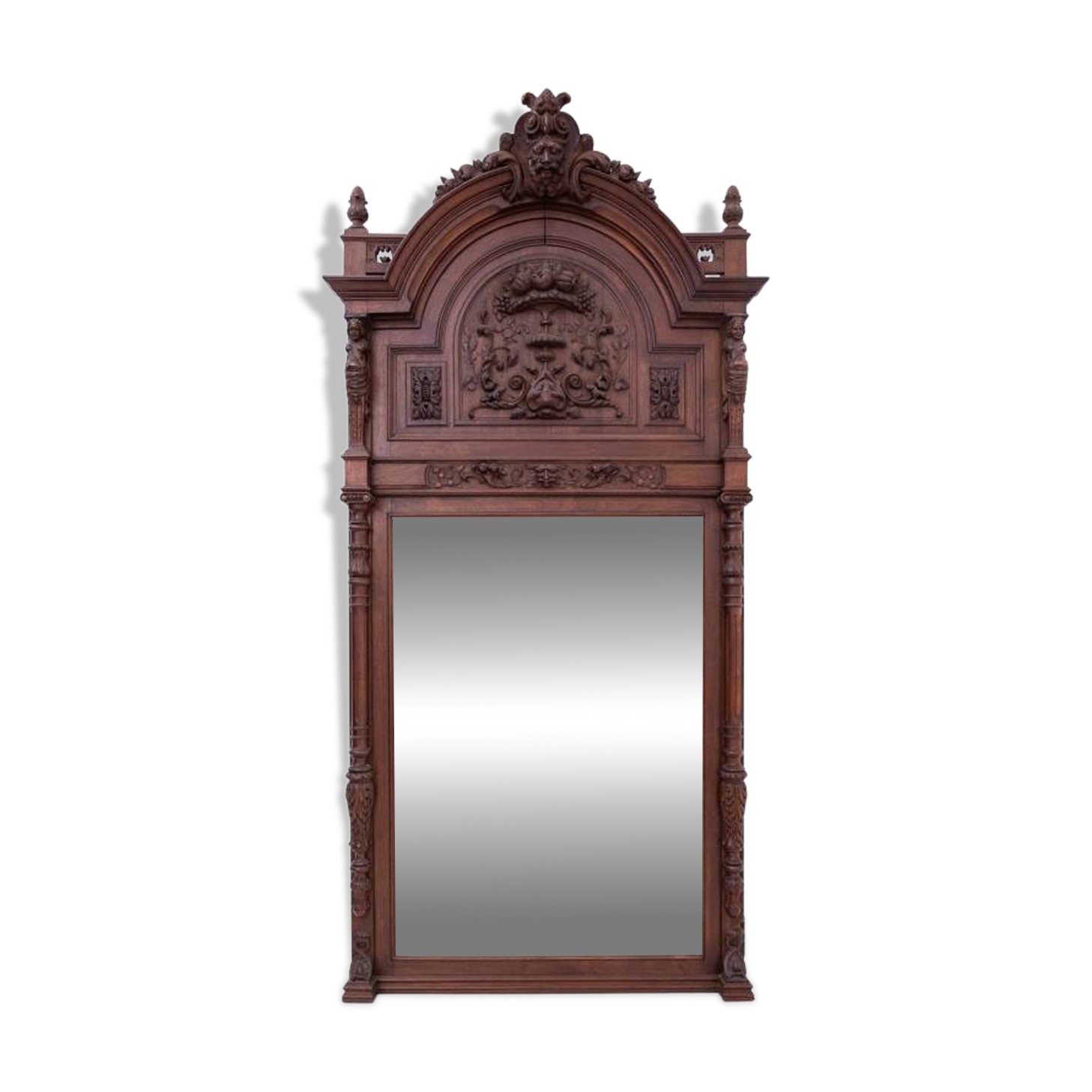 Renaissance mirror, France, circa 1890.