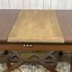 Art Nouveau dining table in mahogany in the style of Gustave Serrurier-Bovy.