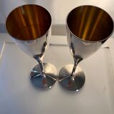 Silver champagne flute