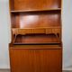 Scandinavian teak secretary bookcase, Denmark, 1960s.