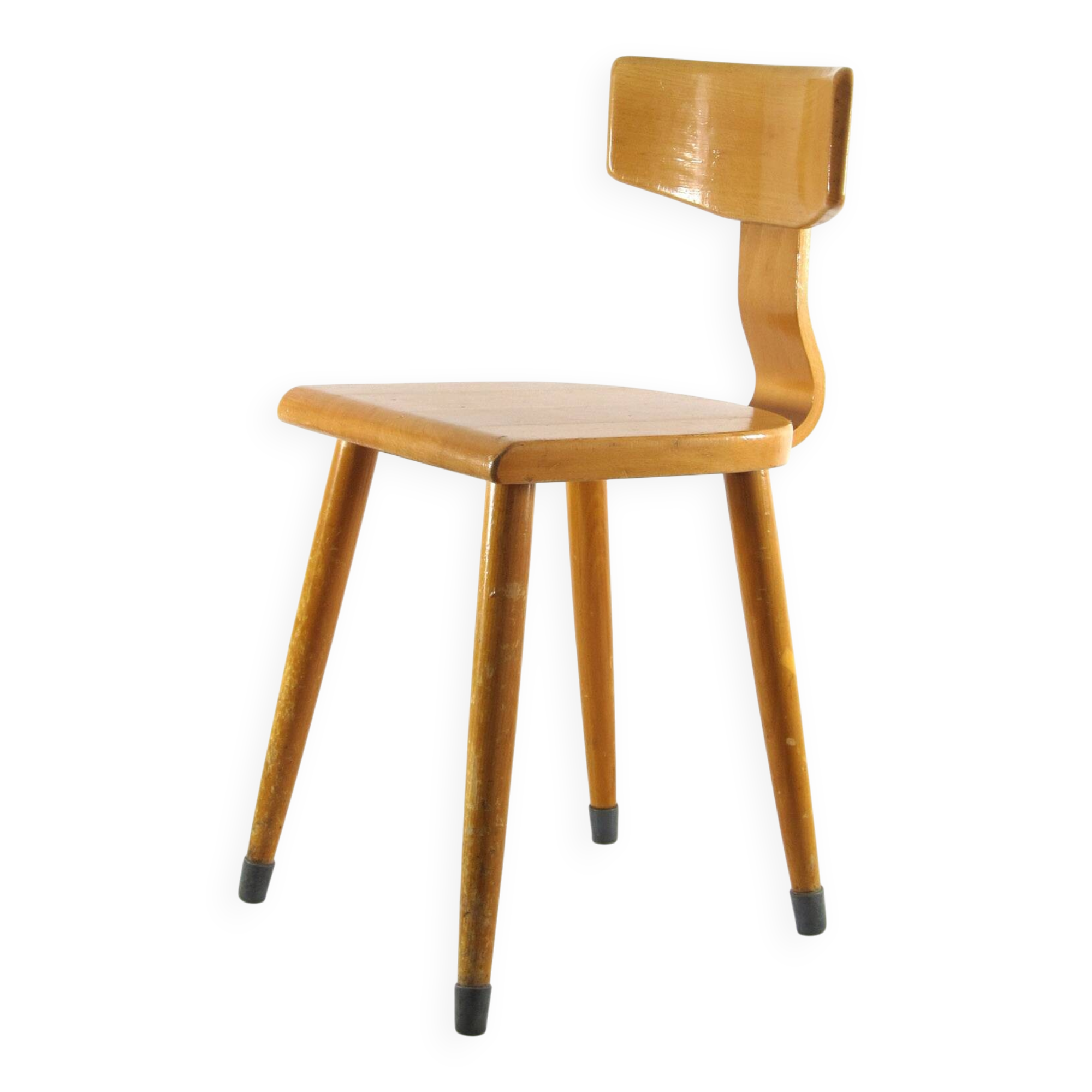 Chaise en contreplaqué, années 1950