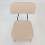 Set of 4 Italian Metal Dining Chairs, 1960's