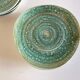 Set of 9 plates 1970 in stoneware Mousse de Nierderviller