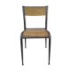 Chaise d'ecole Mullca 510 pied fuseau vintage