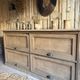 Ancien meuble à clapets en chêne