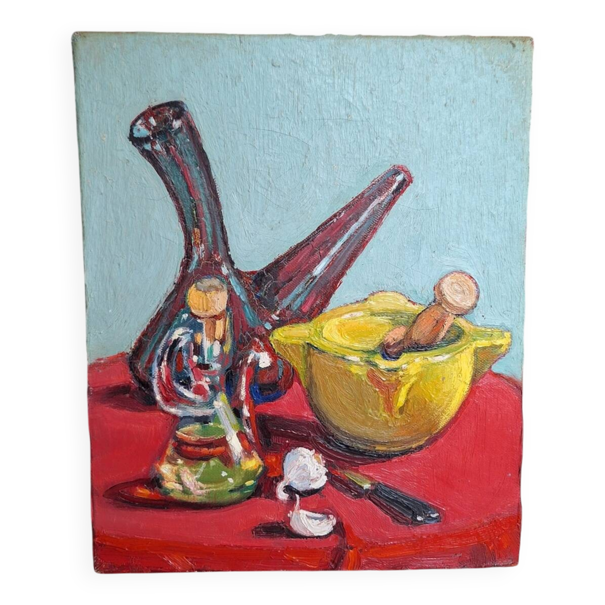 Huile sur toile nature morte | Selency