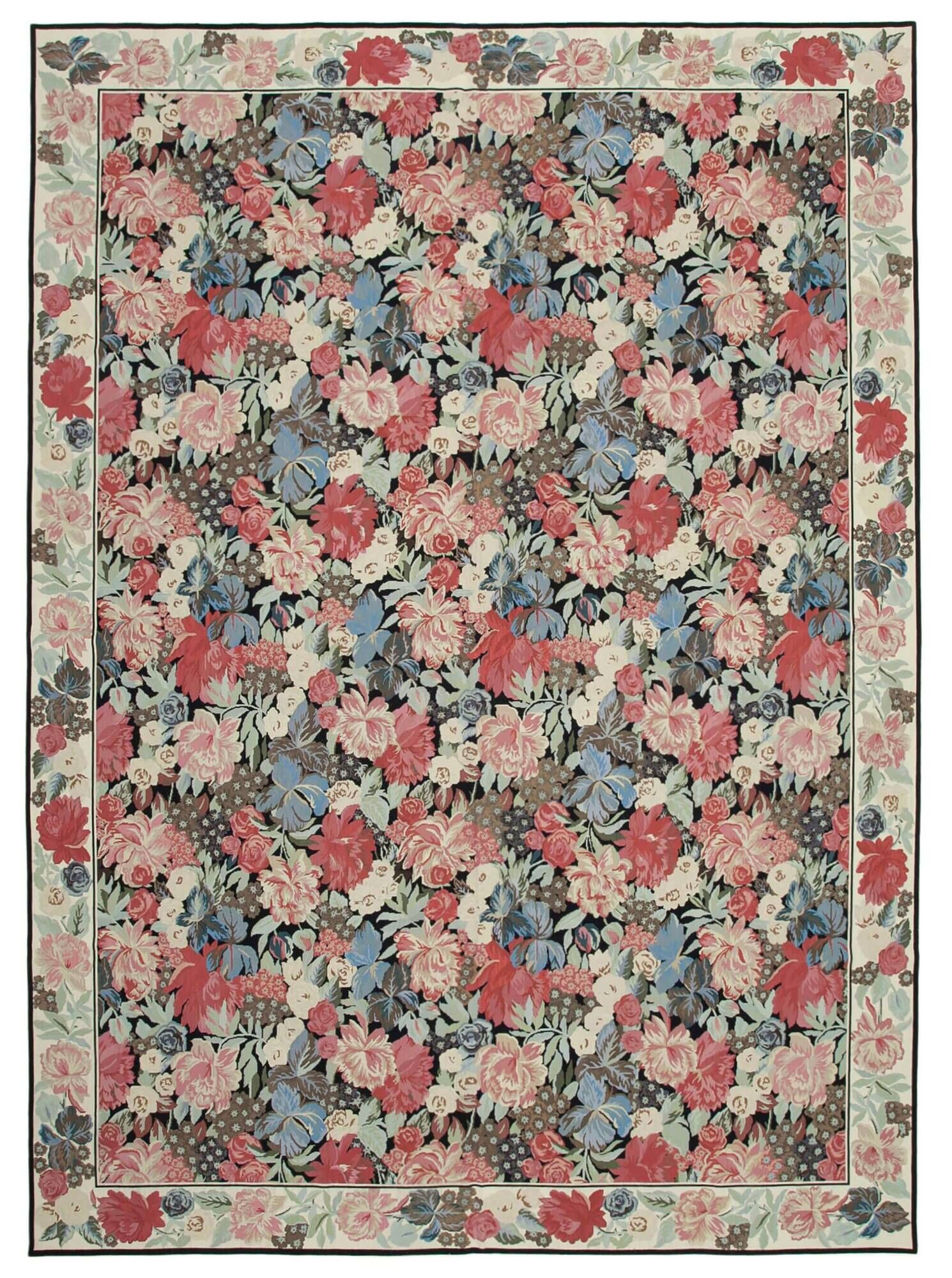 Handmade Vintage Flatweave Needlepoint Kilim 304 cm x 423 cm