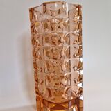 Rosaline pressed glass vase 1970