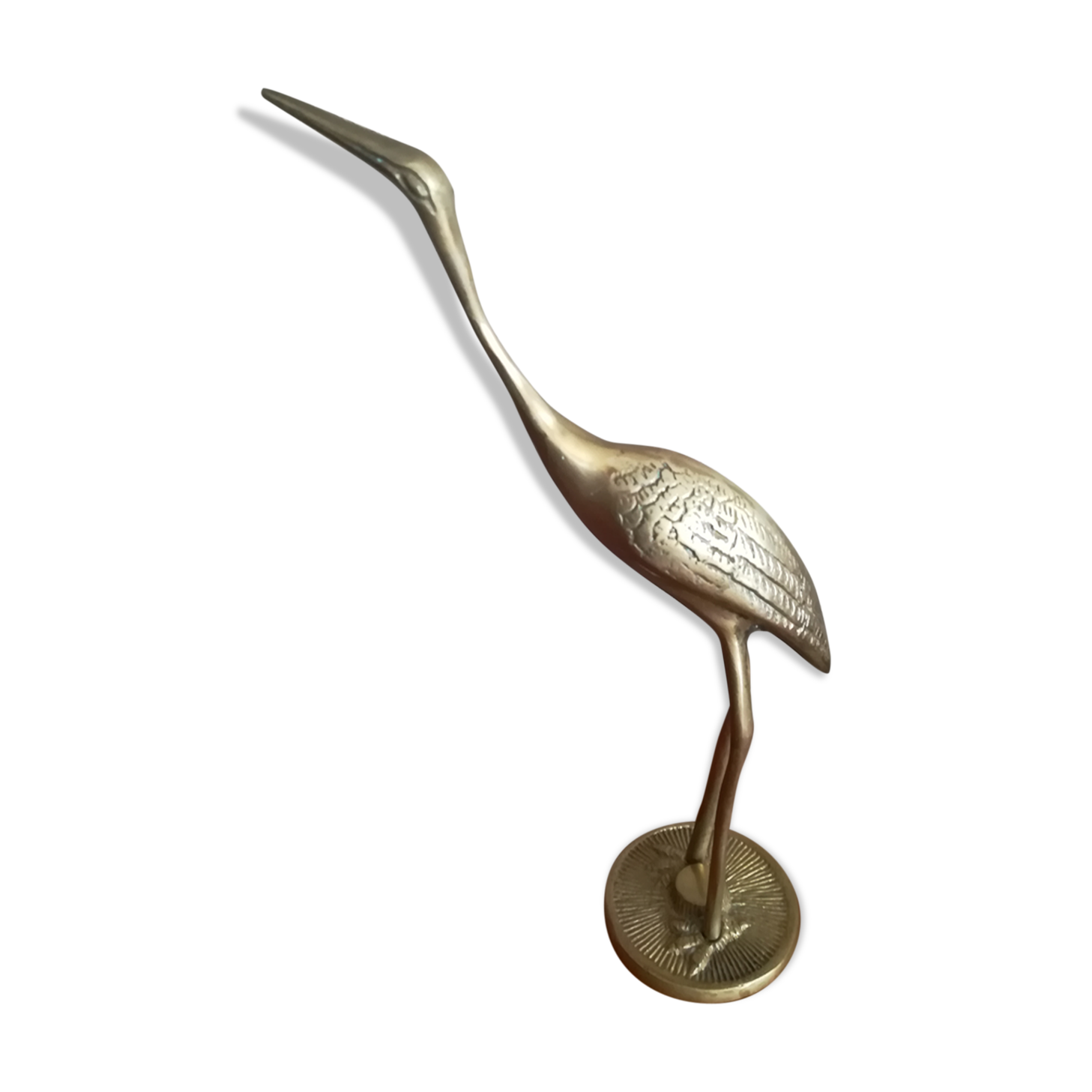 Brass heron