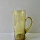Large bubble glass pitcher from the 70s