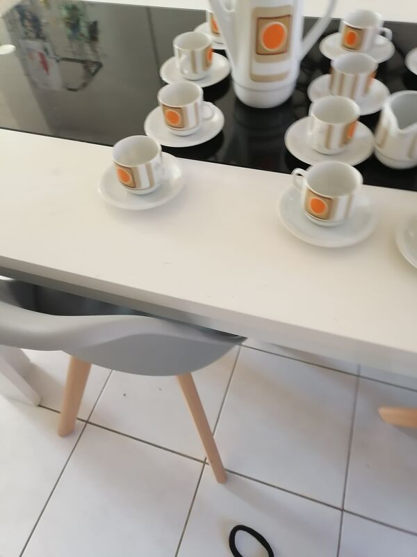 Service à café en porcelaine bareuther 14 pièces 1970 waldsassen