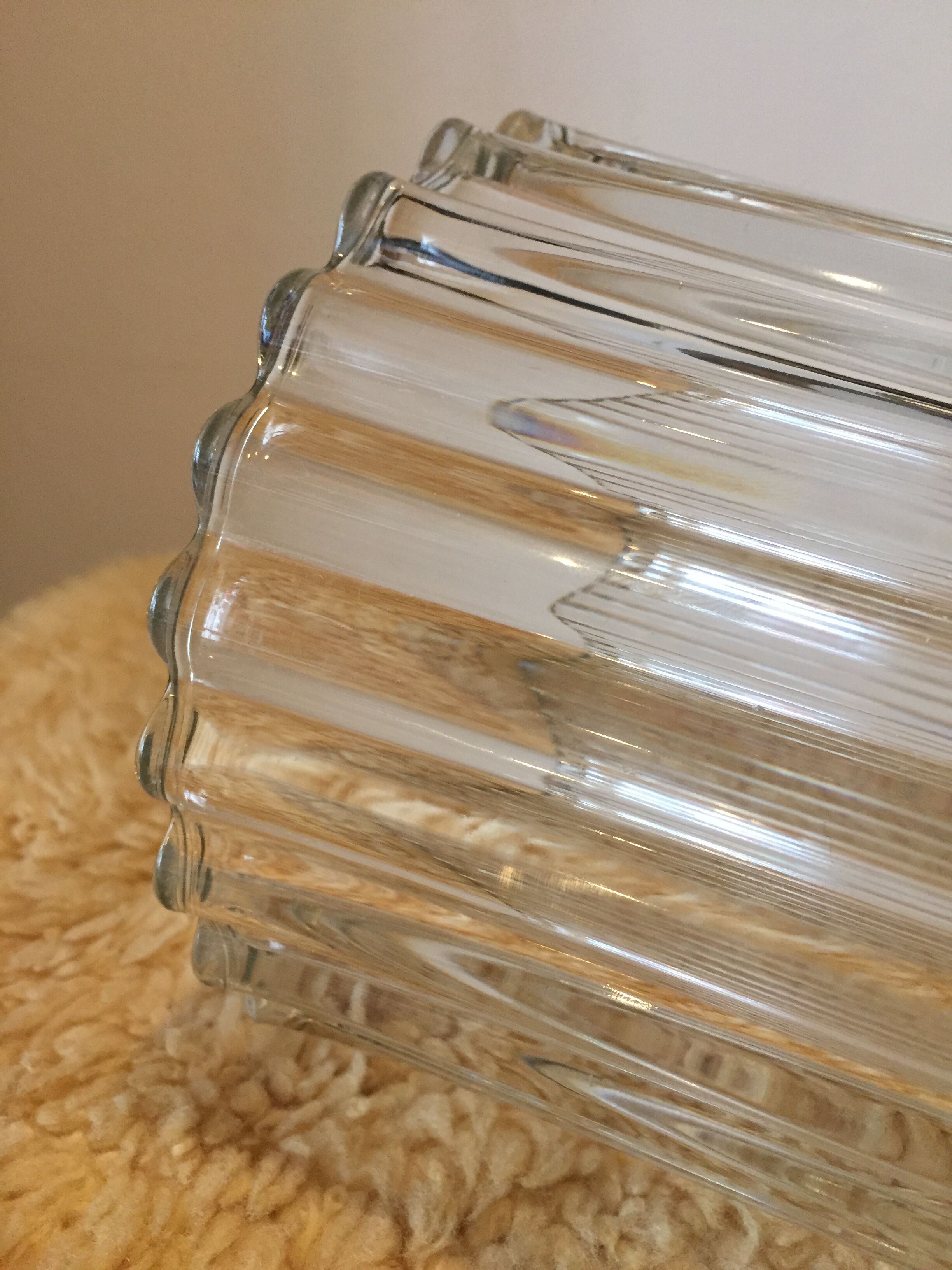 Vintage glass vase