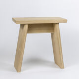 Japanese solid oak stool