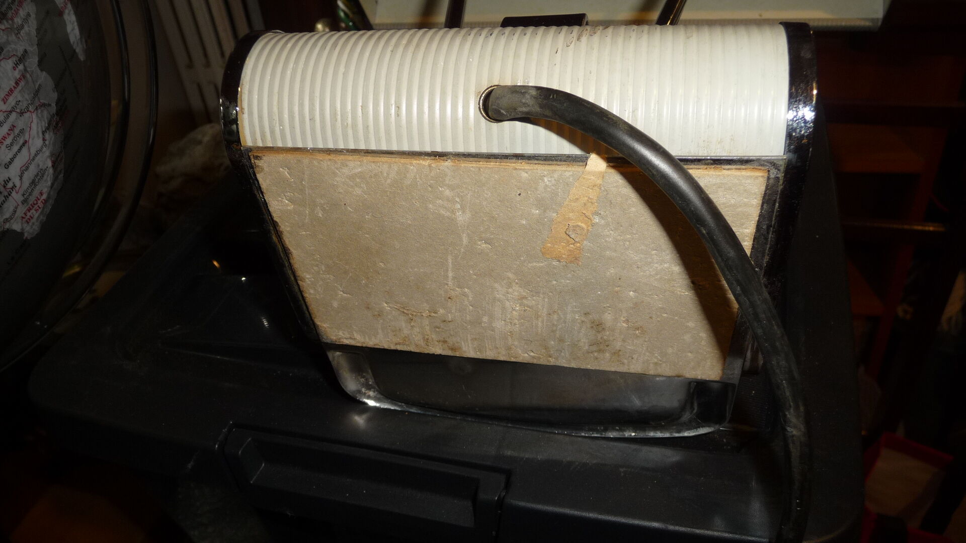 Chrome plated iron Jumo desk lamp 1930