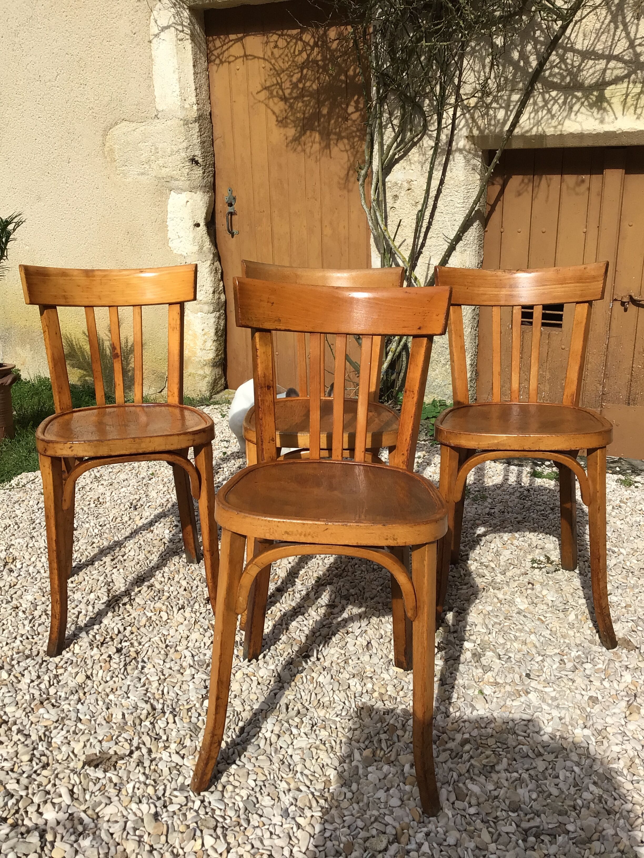 4 Baumann bistro chairs