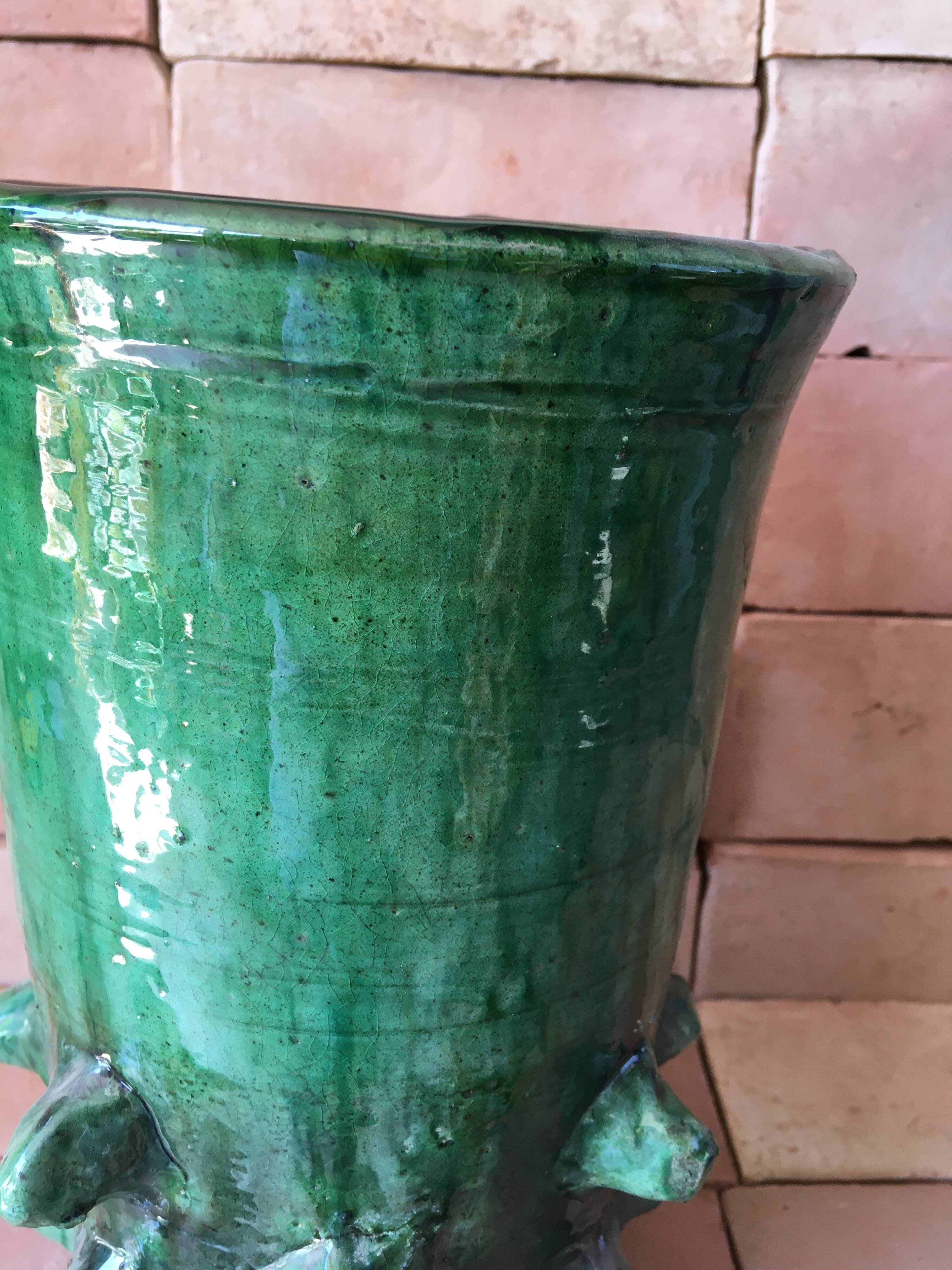 Tamegroute pottery in glazed terracotta