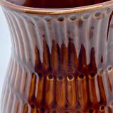 Digoin Sarreguemines brown ceramic jug