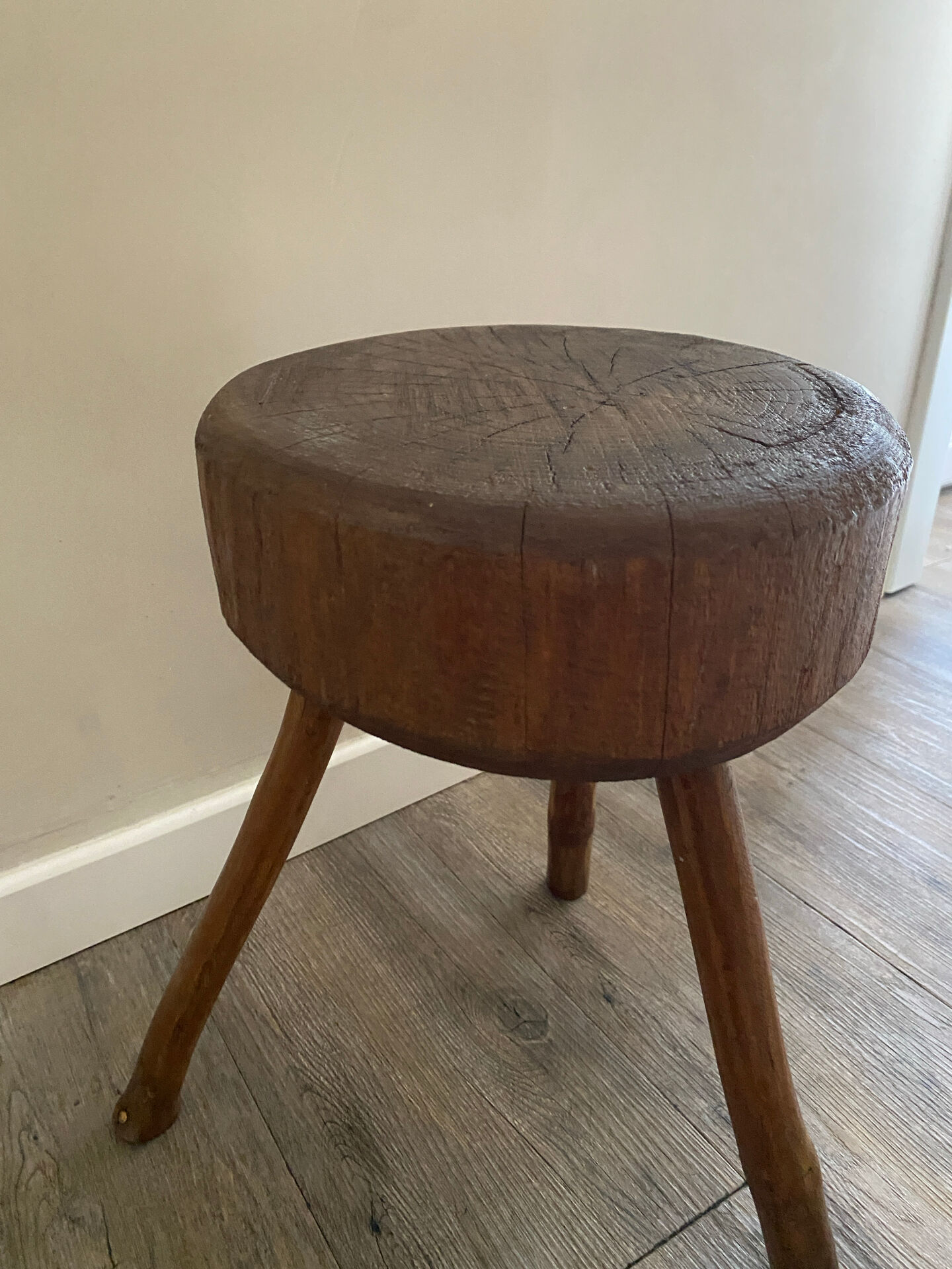 Vintage brutalist stool
