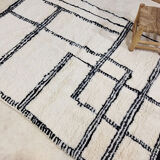 Handmade moroccan berber carpet 213 x 147 cm