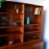 Scandinavian teak  bookcase