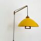 Large Adjustable Brass Wall Lamp