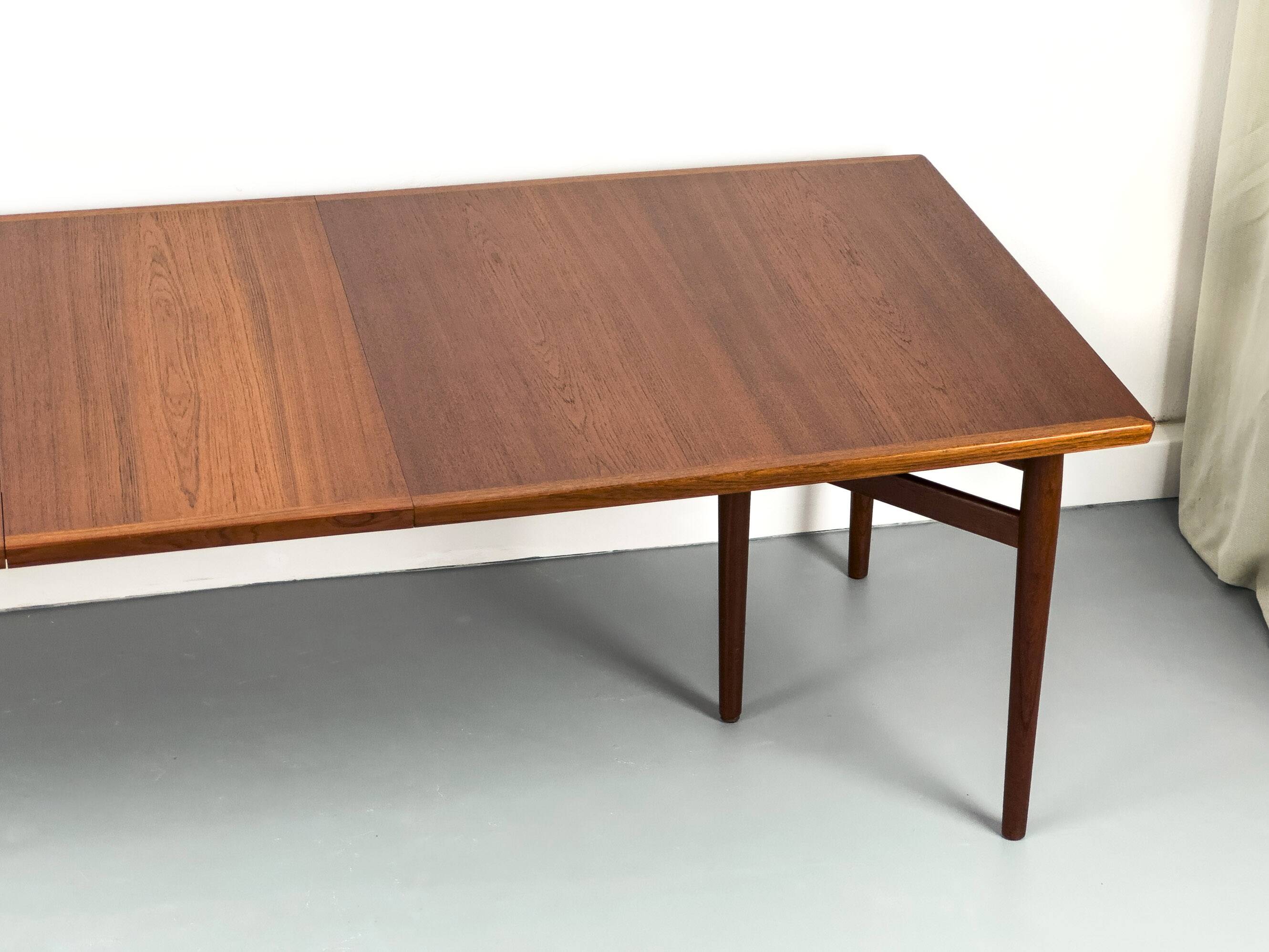 Model 201 Teak Dining Table by Arne Vodder for Sibast, 1960s