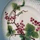 Set of 4 dessert plates in slurry St Amand Hamage