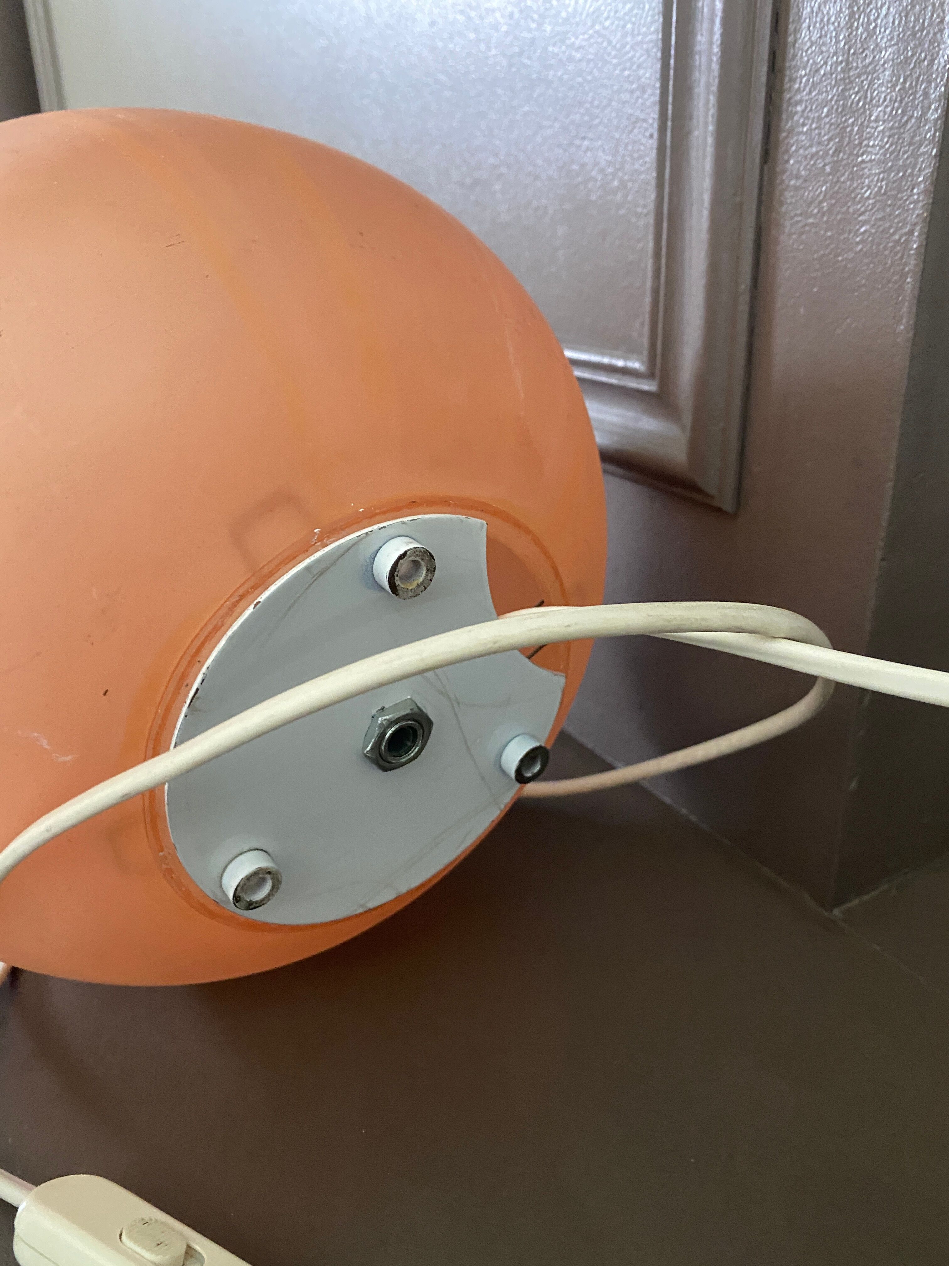 Vintage egg lamp