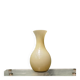 Vase de sol en verre opalin, couleur crème