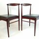Suite de 6 chaises scandinaves 1960