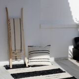 Handwoven recycled cotton rug - 120 x 170 cm