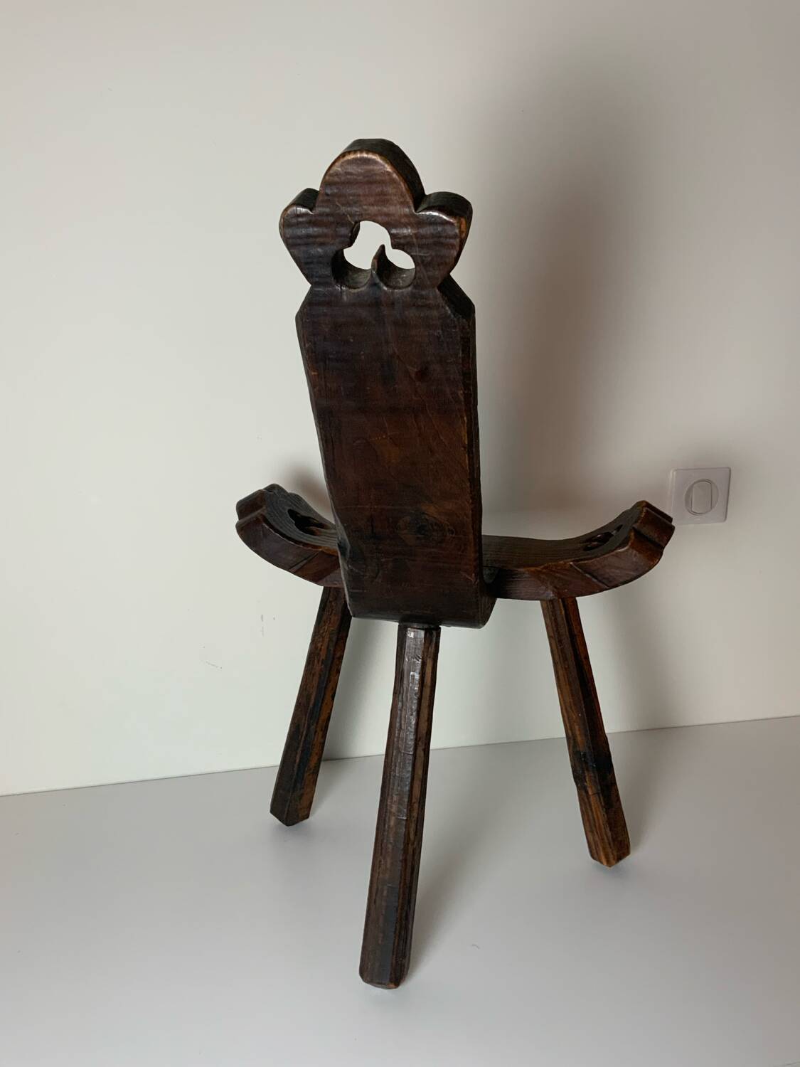 Brutalist pair of chairs