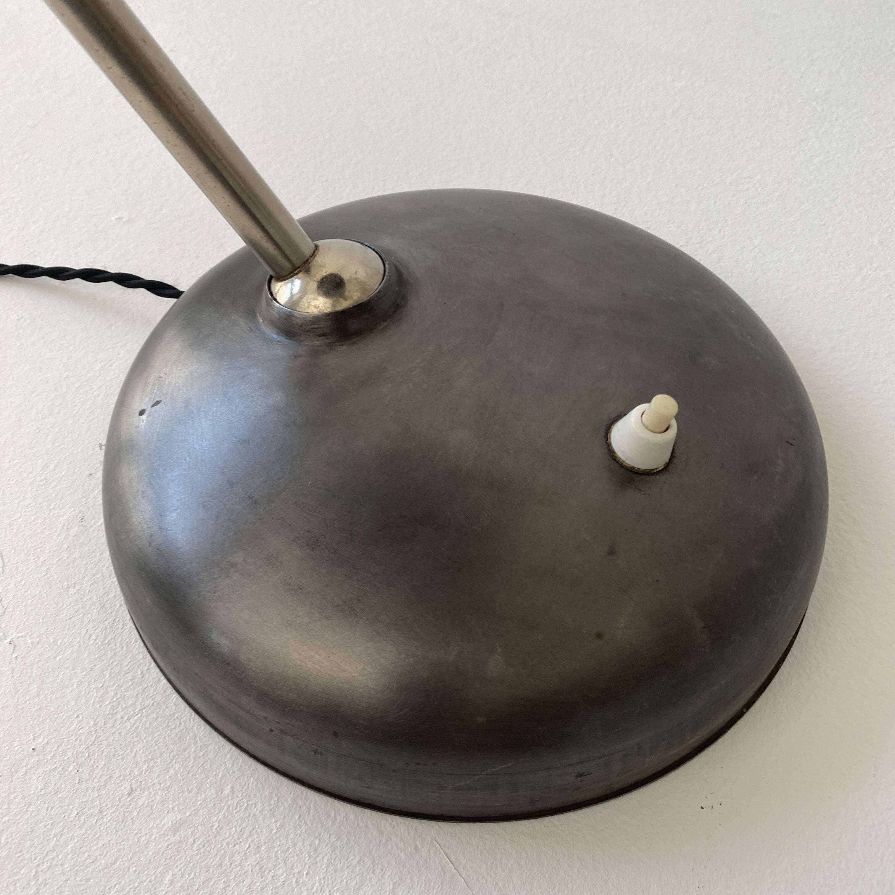 Ancienne lampe de bureau industrielle bauhaus « rech laternen »