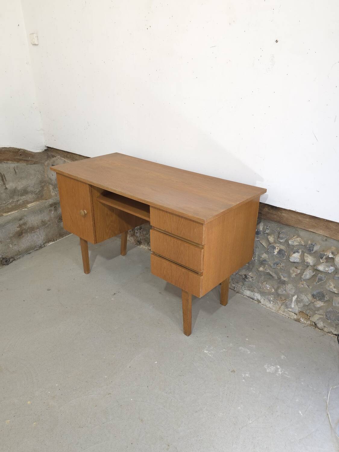 Petit bureau styke scandinave 1960 en teck