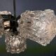 Design Glass and Chrome Pendant by Kamenický Šenov, Czechoslovakia, 1970s