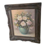 Old painting / oil painting / flowers