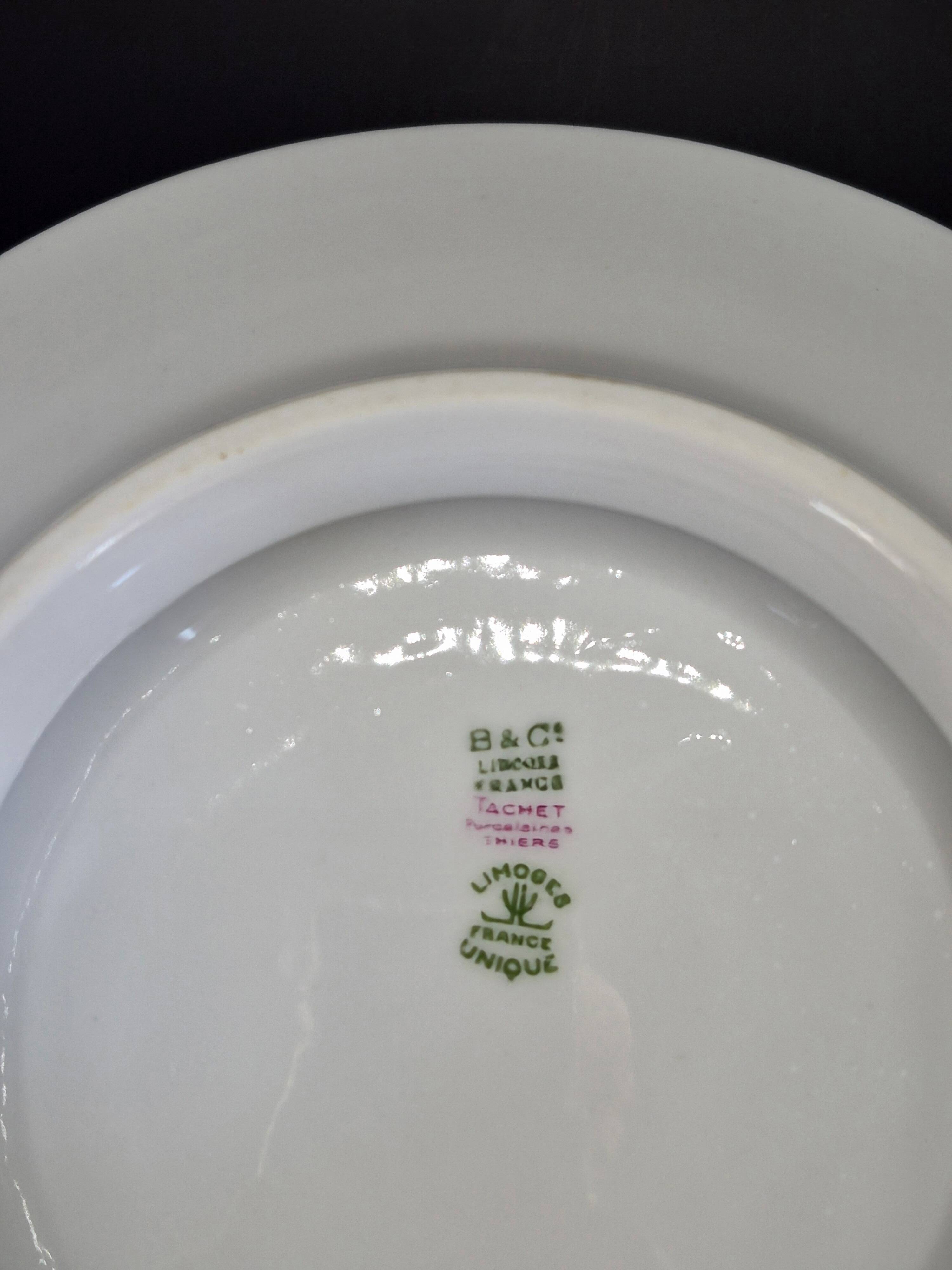 Presentation plate on pedestal Bernardaud Limoges – Art Deco – A711