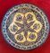 Hollow plate ceramic blue white signature to identify maghreb - early twentieth century