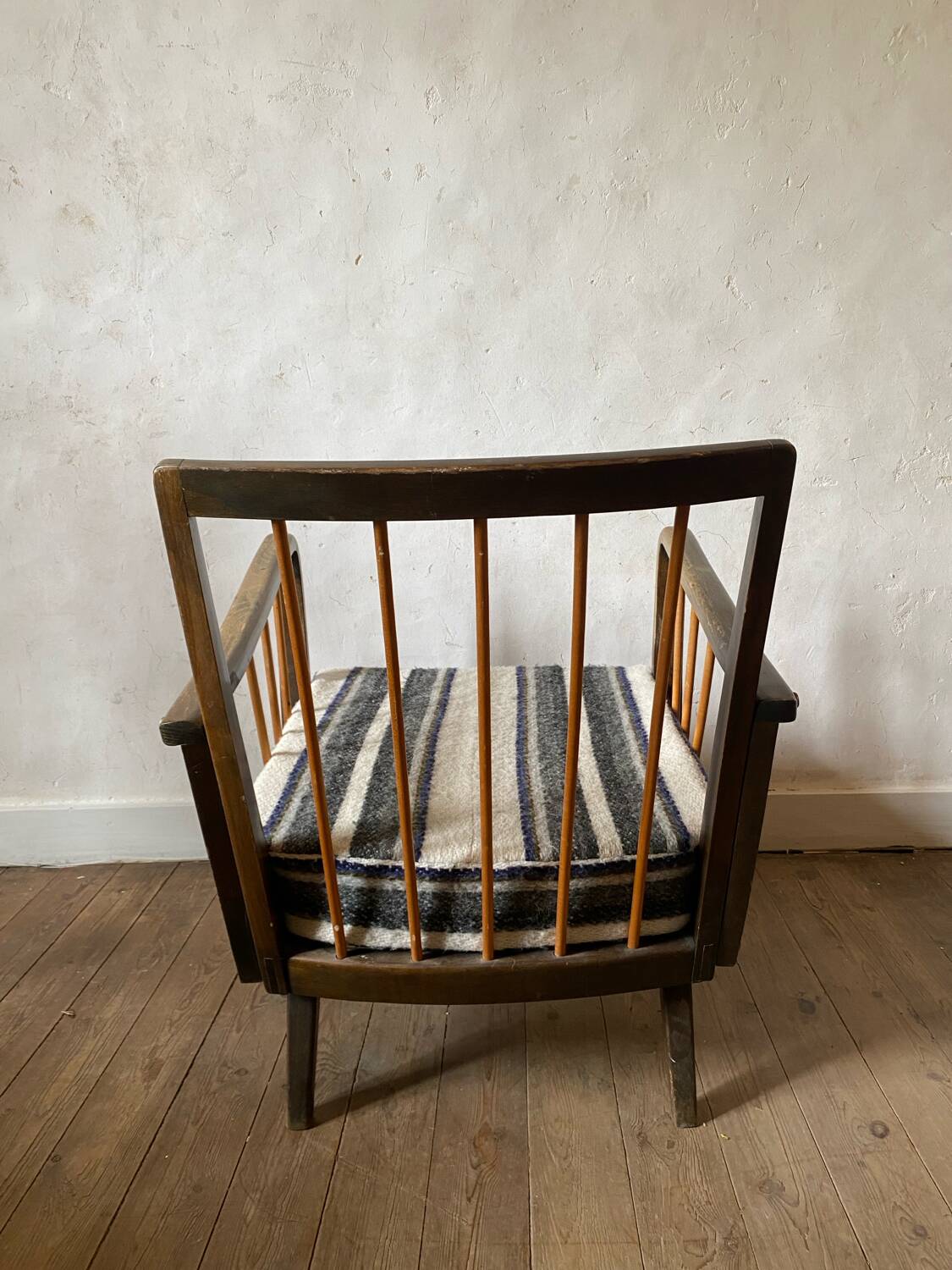 Restored vintage armchair