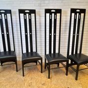 Set of 4 Ingram chairs by Charles Rennie Mackintosh