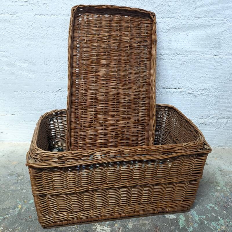Large wicker trunk