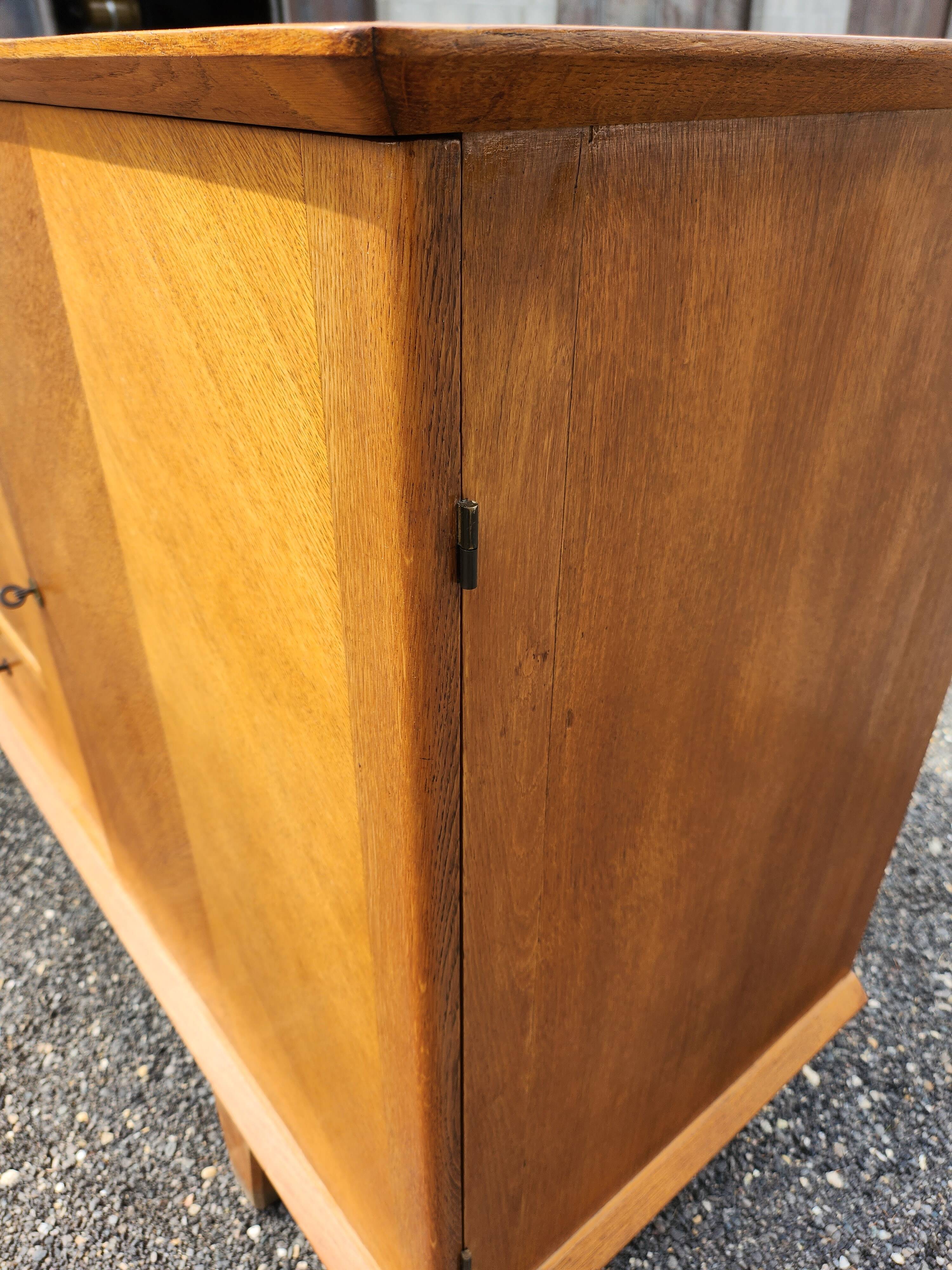 Light oak vintage sideboard