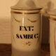 Porcelain medicine jars