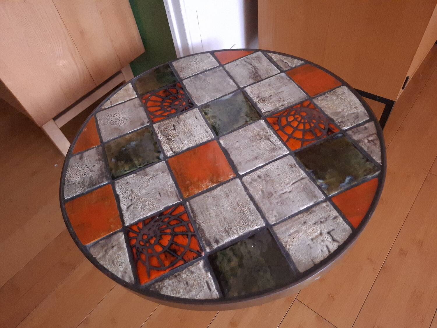 70s ceramic coffee table Vallauris