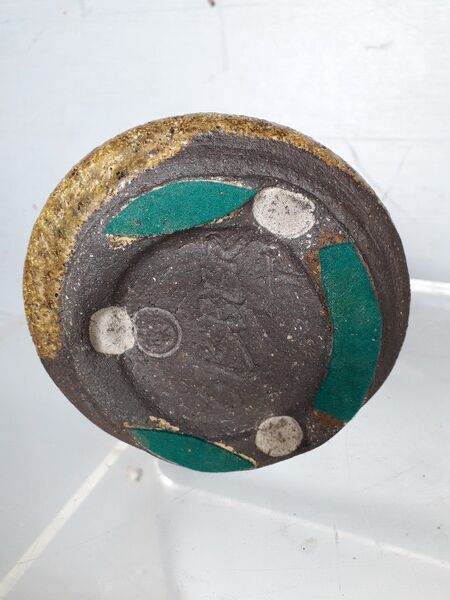 Ceramic era 1970s Japanese vase signed