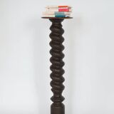 Turned wooden pedestal